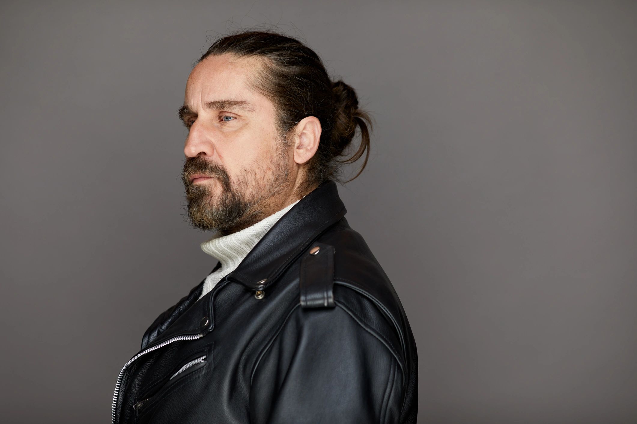 Men’s Leather Blazer